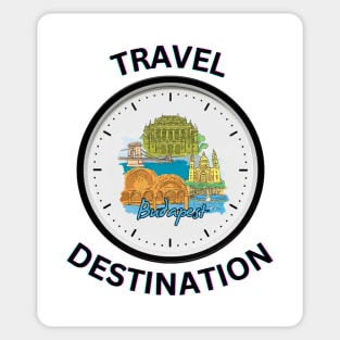 Travel to Budapest Sticker